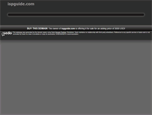 Tablet Screenshot of ispguide.com